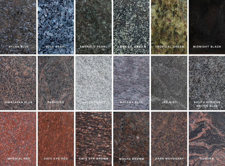 Granite Colours Winnipeg Monument & Memorial Dealer